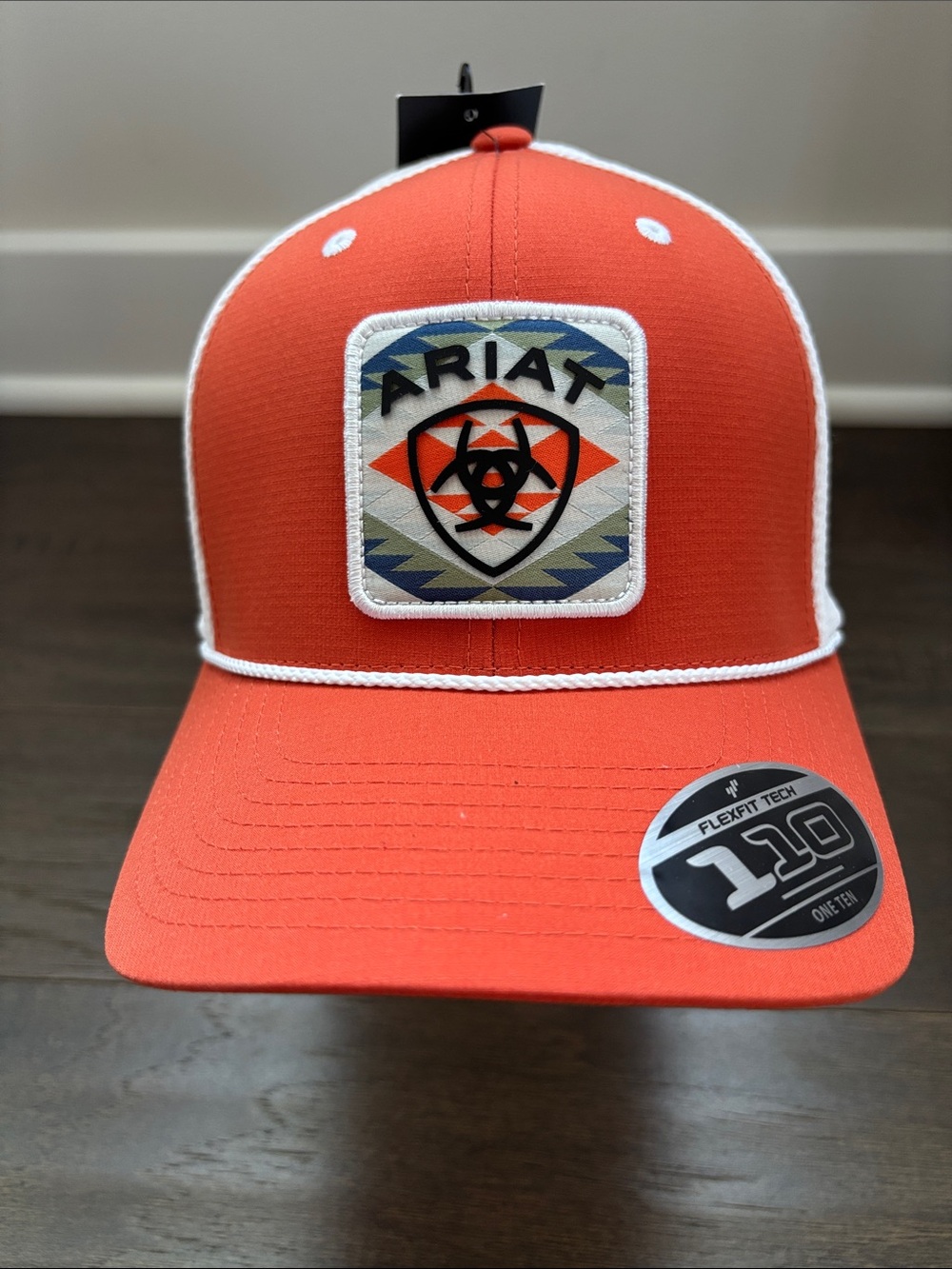 Ariat Flex Fit  Southwest Aztec Shield Patch rubber,,6 vent panel,Snapback